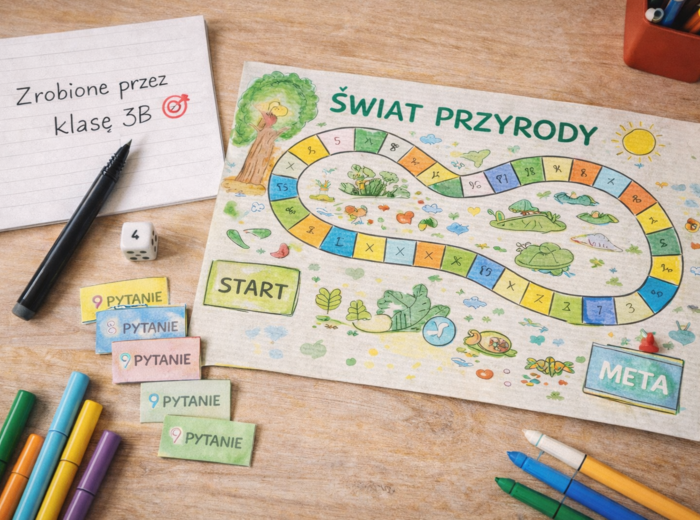 Planszówki DIY z kartonu i markerów