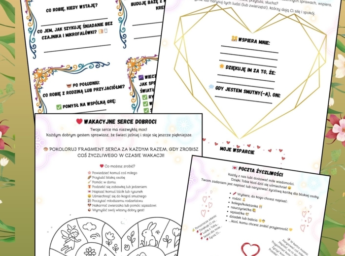 WAKACYJNY DZIENNIK MOCY,ZADANIA 0-3