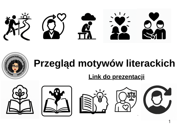 Przegląd motywów literackich - powtórka przed egzaminem ósmoklasisty