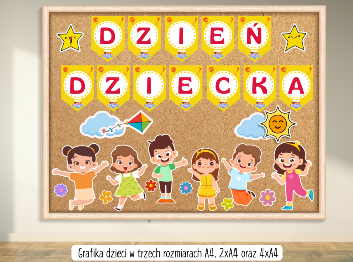DZIEŃ DZIECKA - zestaw materiałów - duża grafika