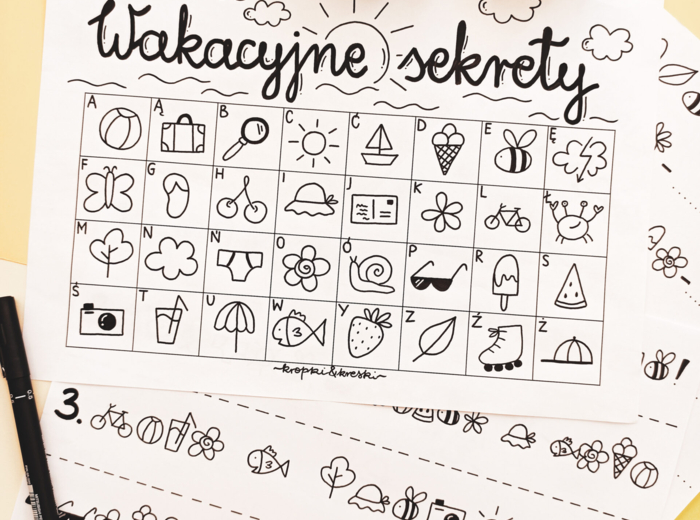 "WAKACYJNE SEKRETY" - zaszyfrowane hasła