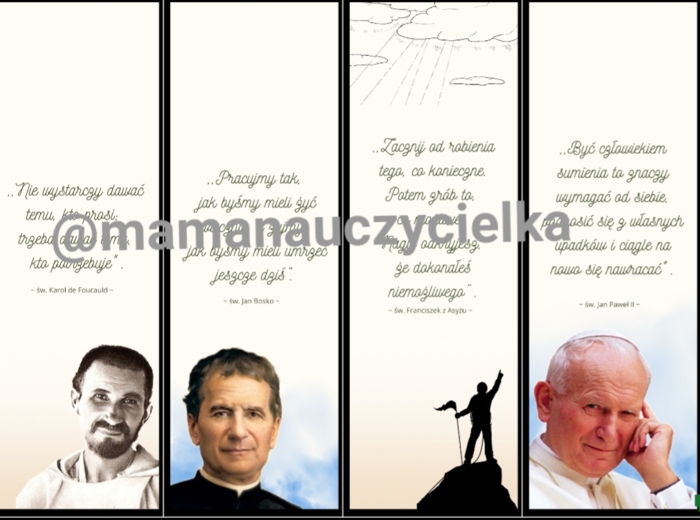 Zakładki ze Świętymi