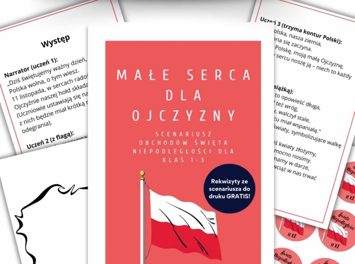Małe Serca dla Ojczyzny - scenariusz na 11 listopada