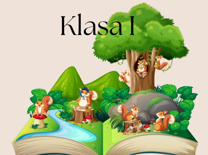 Klasa 2 - witacz, tabliczka na drzwi sali lekcyjnej