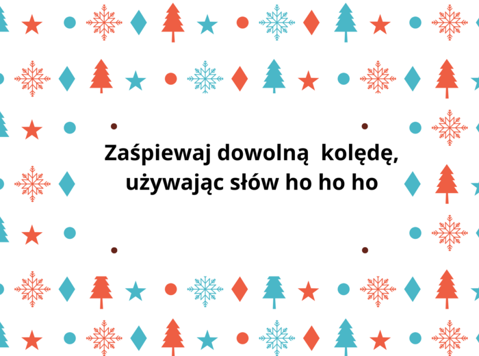 karty, integracja, święta, zabawa, 17 fiszek z zadaniami