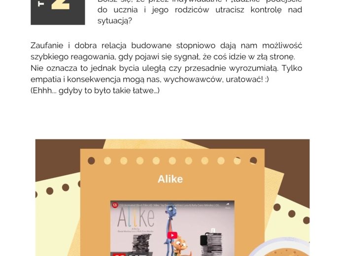 Dodaj autonomię odejmij napięcie. Wskazówki pomocne w uczeniu (się) młodzieży na przykładzie lekcji matematyki i nie tylko