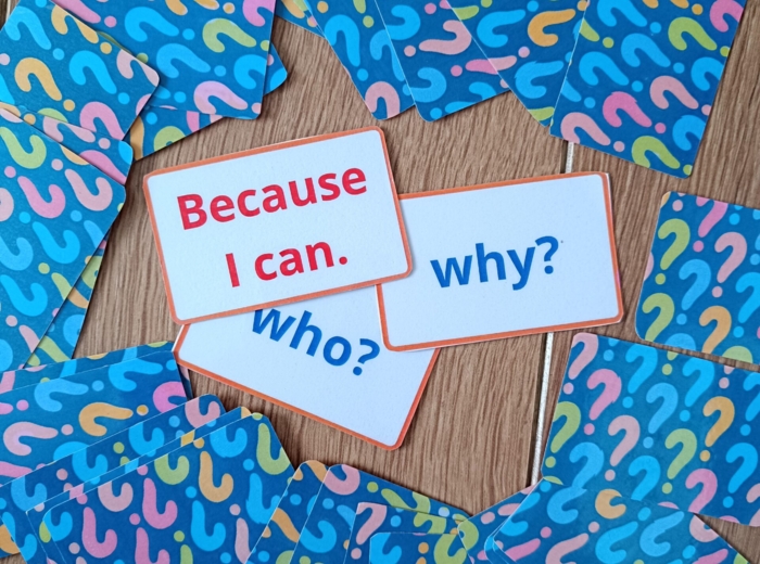 Wh-words - tworzenie pytań (karty do 5 gier)