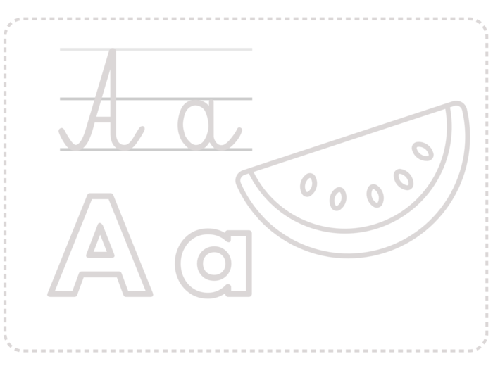 Litery A-Ż - ćwiczenia grafomotoryczne