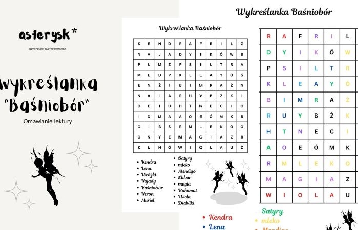 Wykreślanka "Baśniobór"