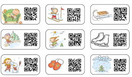 Weihnachten - Wortschatz - wypowiedź pisemna, egzamin 8-klasisty, słownictwo bożonarodzeniowe, QR- kody , karty obrazkowe