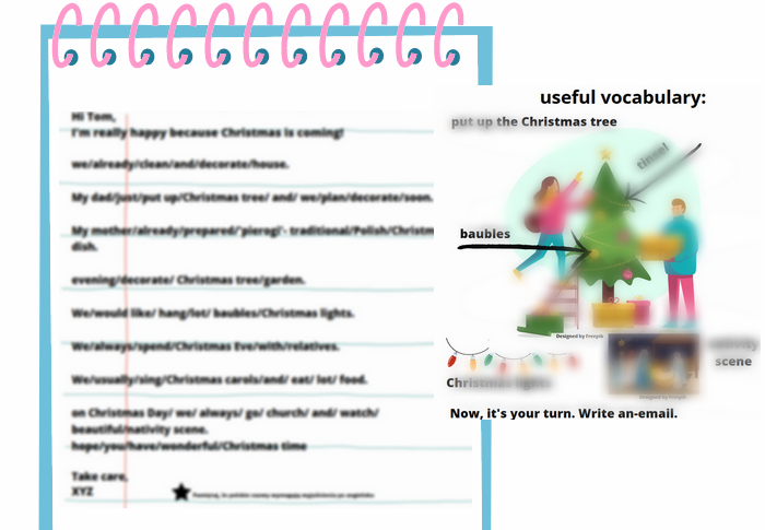 E8 - Christmas writing