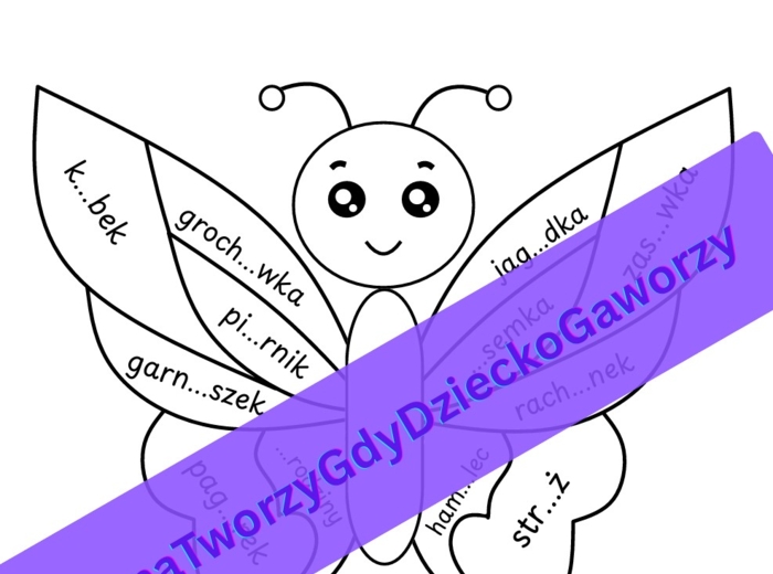 Ortografia z motylem ("ó" i "u")