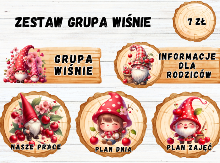 ZESTAW GRUPOWY "GRUPA WIŚNIE"