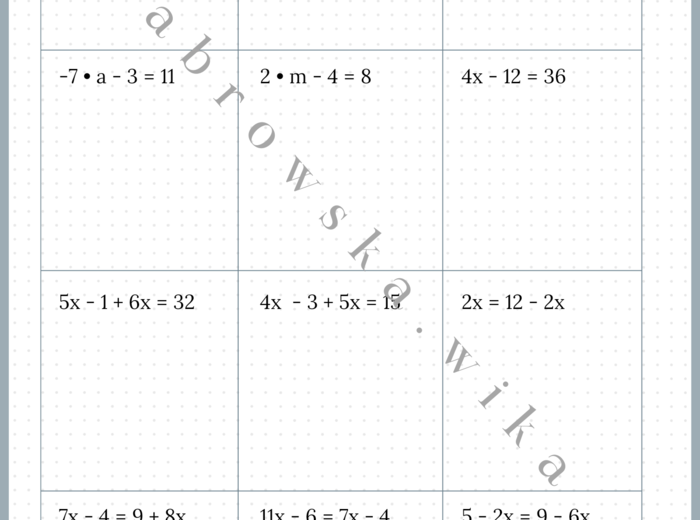 Rozwiązywanie równań