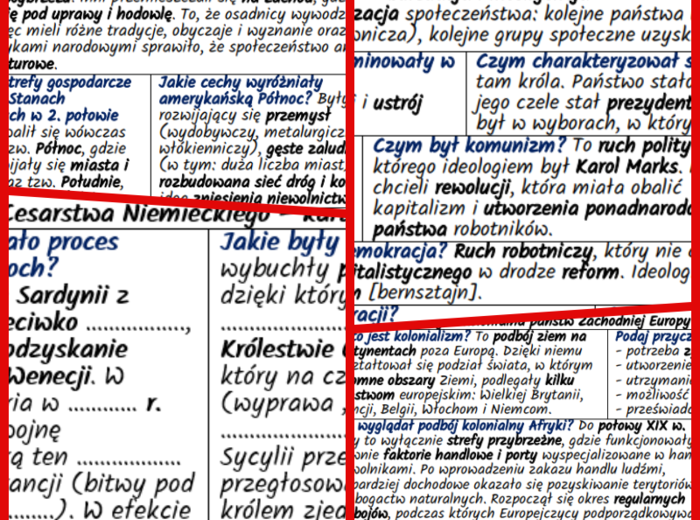 Europa i świat w 2. połowie XIX w.