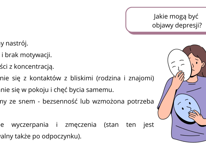 Depresja - prezentacja na zajęcia. PDF - gazetka ścienna. Dzień Walki z Depresją.
