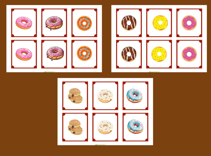 TŁUSTY CZWARTEK – memory – 36 szt. – biblioteka – świetlica – przedszkole