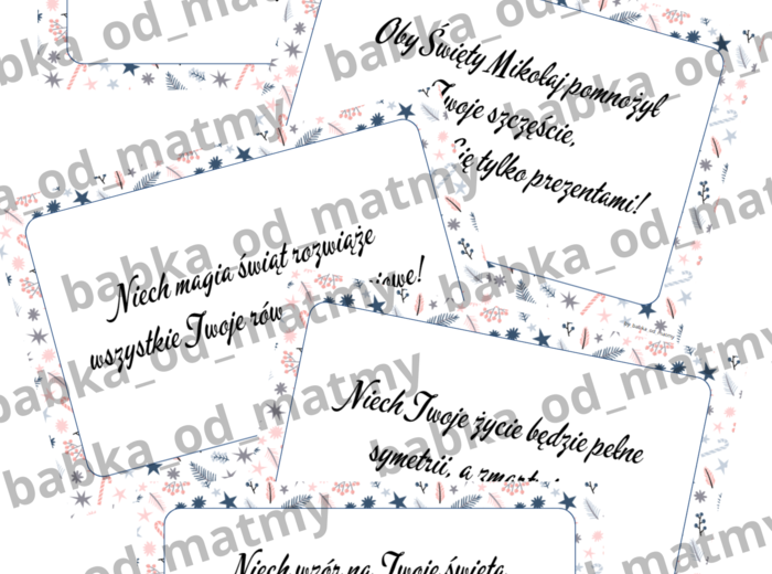 Matematyczne życzenia świąteczne NOWOŚĆ!