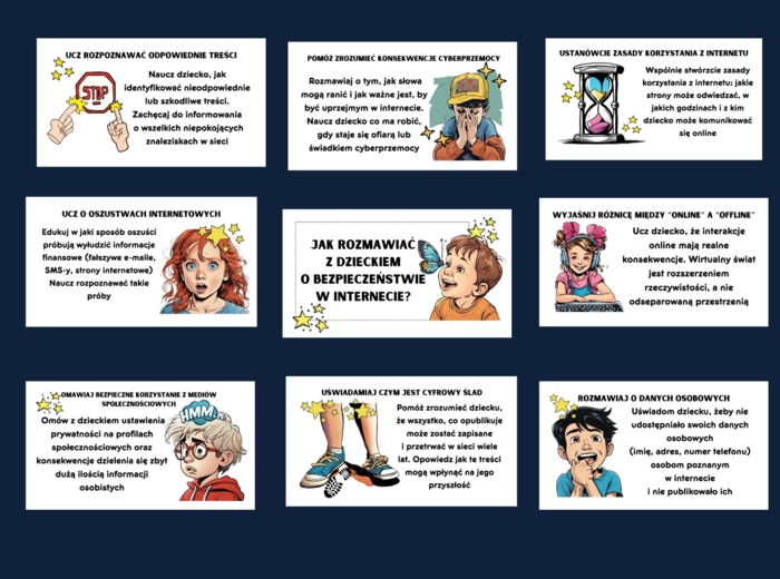 Bezpieczeństwo w internecie - gazetka i/lub prezentacja profilaktyczna