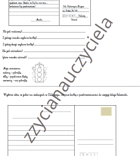 Wysyłamy kartki pocztowe!