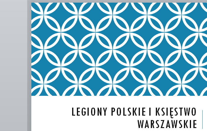 Legiony Polskie i Księstwo Warszawskie - prezentacja
