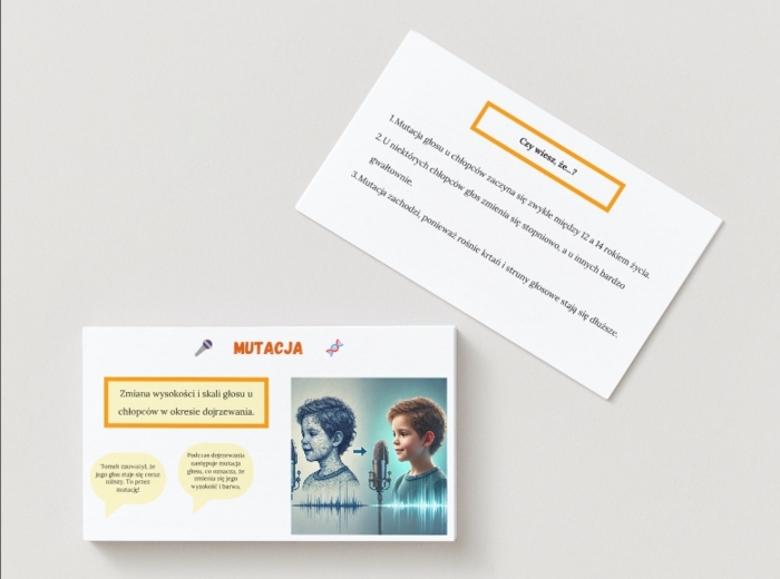 Słowniczek: MUTACJA, KĄTOMIERZ, CHRONICZNY, SITOWIE, AROGANCJA