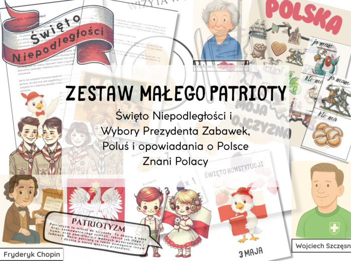 Zestaw Małego Patrioty (3w1)