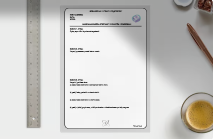 Chemia. Klasa 7. Atomy i cząsteczki. Sprawdzian. Nowa podstawa programowa