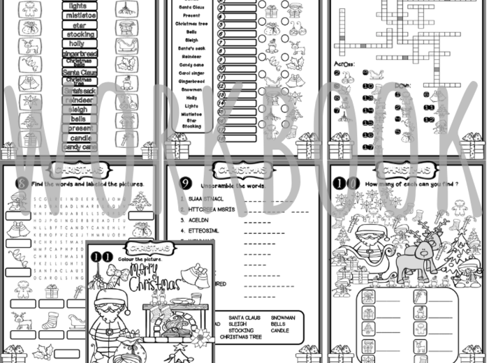 CHRISTMAS - WORKBOOK