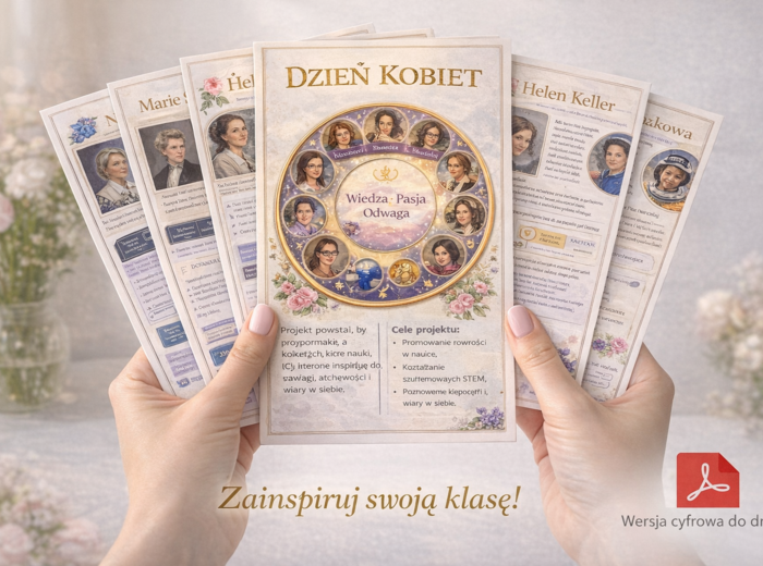 Dzień Kobiet – plakaty inspirujące kobiety nauki