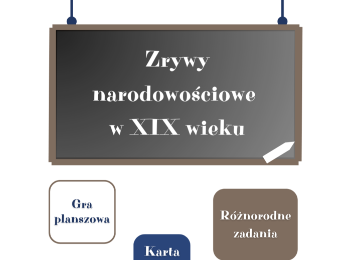 Zestaw kart pracy i gier - Zrywy narodowościowe w XIX wieku