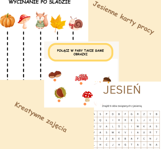 Jesienne karty pracy