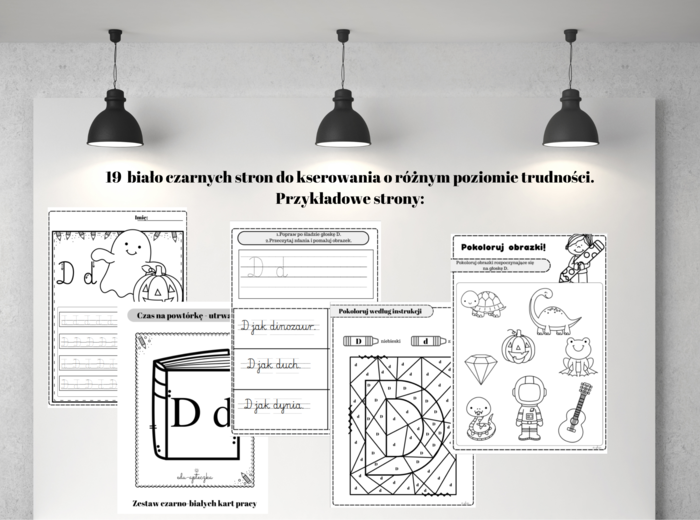 Karty pracy głoska D