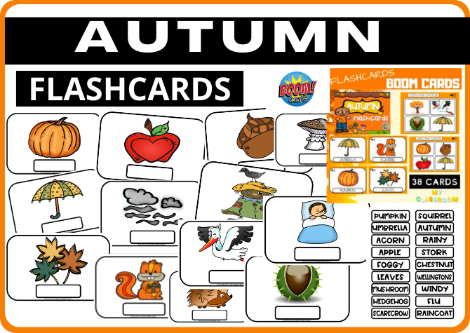AUTUMN - FLASHCARDS