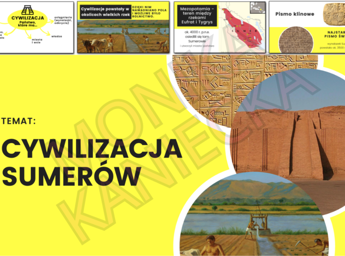 Cywilizacja Sumerów - prezentacja historia klasa 5