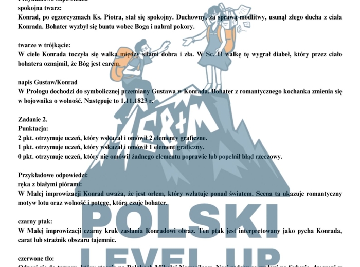 Test ikonograficzny (10 zadań z kluczem odpowiedzi)_Dziady cz. III_Polski Level Up