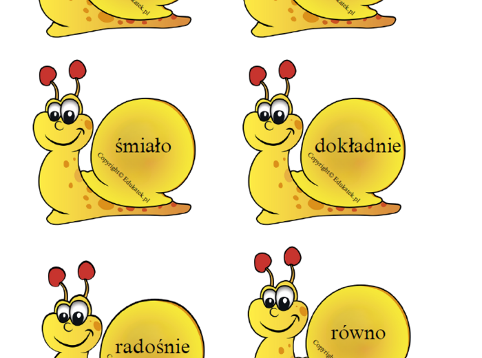 Gramatyczne ślimaki – utrwalanie gramatyki