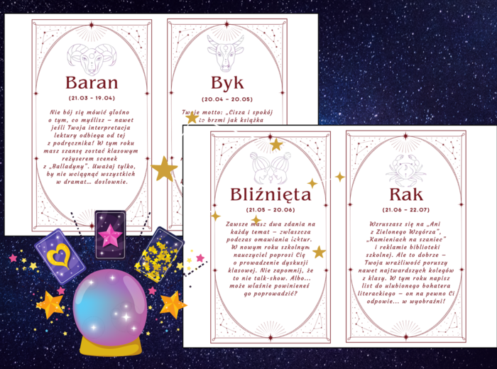 📚🔮 KSIĄŻKOWY HOROSKOP na Nowy Rok lub nowy rok szkolny 🔮📚