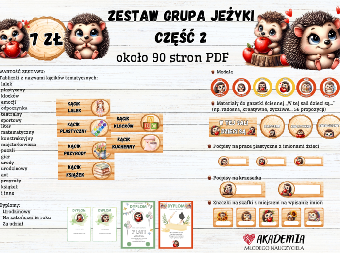 ZESTAW GRUPA JEŻYKI 2