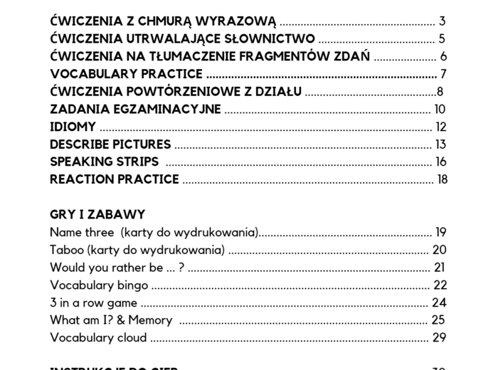 Egzamin Ósmoklasisty PRACA dział 5