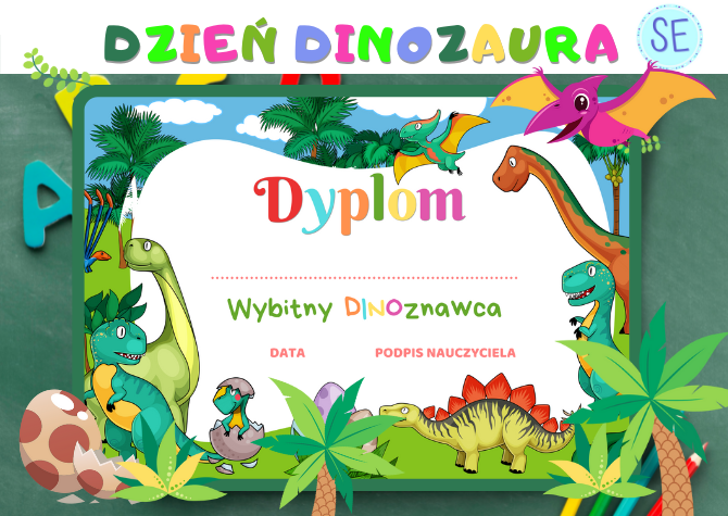 Dinozaury - zestaw zadań