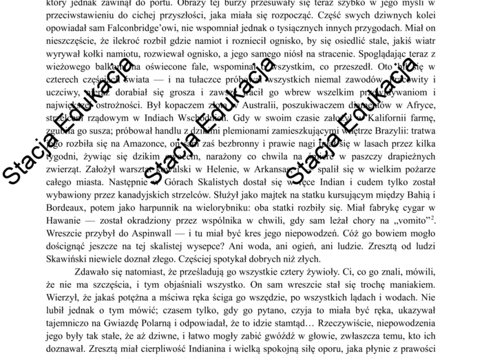 Egzamin ósmoklasisty – Arkusz z języka polskiego „Latarnik” | Pełny test z kluczem odpowiedzi