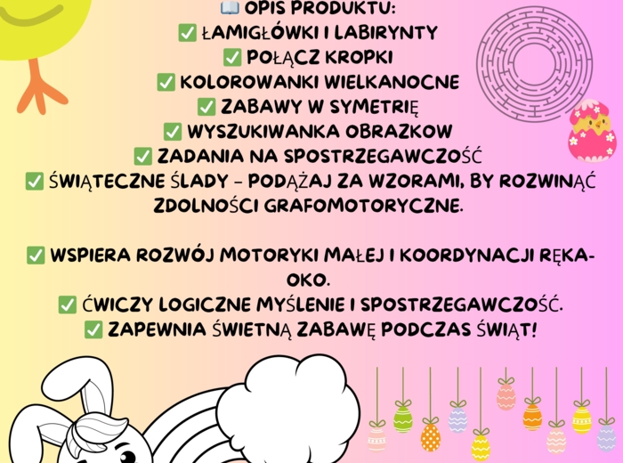 Wielkanoc 29 stron karta pracy