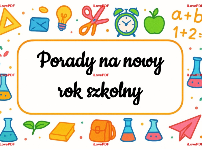 Porady na nowy rok szkolny