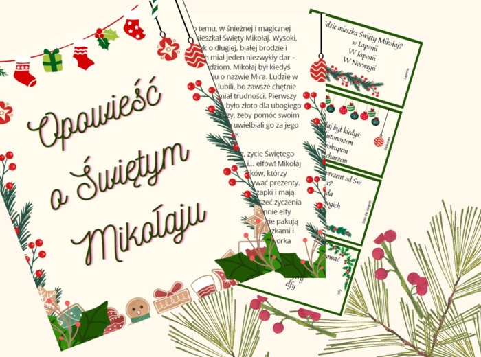 "Opowieść o Świętym Mikołaju" – Czarująca Historia i Quiz dla Dzieci