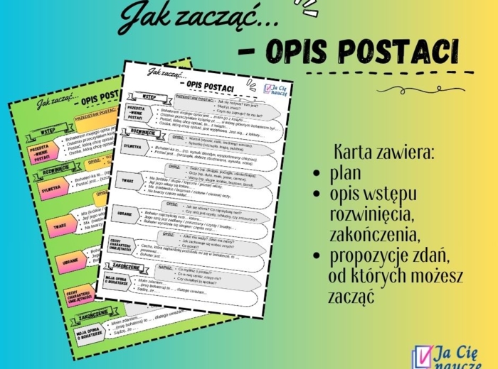 Język polski. Jak zacząć... - opis postaci.