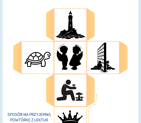 Kostki lekturowe, powtórka z lektur 7-8, język polski