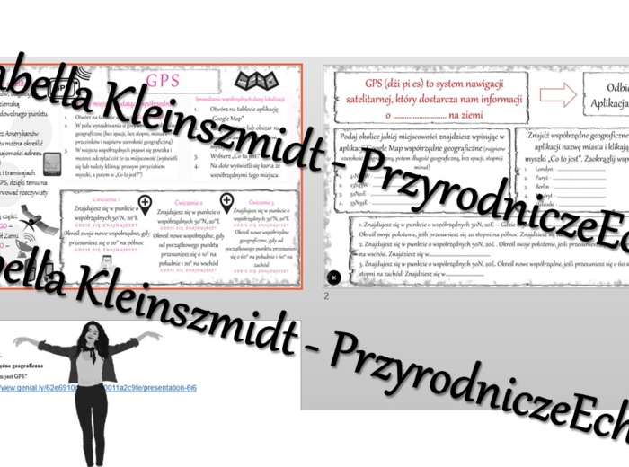 Minizestaw na temat „Czym jest GPS?” – sketchnotka + karta pracy w power point + gratisowy link do prezentacji multimedialnej niekomercyjnej wykonanej w genial.ly do indywidualnego pobrania i użycia do celów niekomercyjnych. Geografia 6, „Współrzędne geo