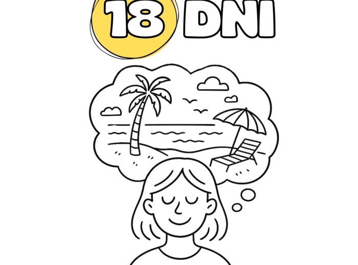 ODLICZANIE DO WAKACJI – zestaw plakatów motywacyjnych A4