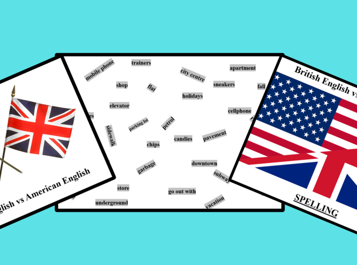 British English vs American English - różnice (ćwiczenia)
